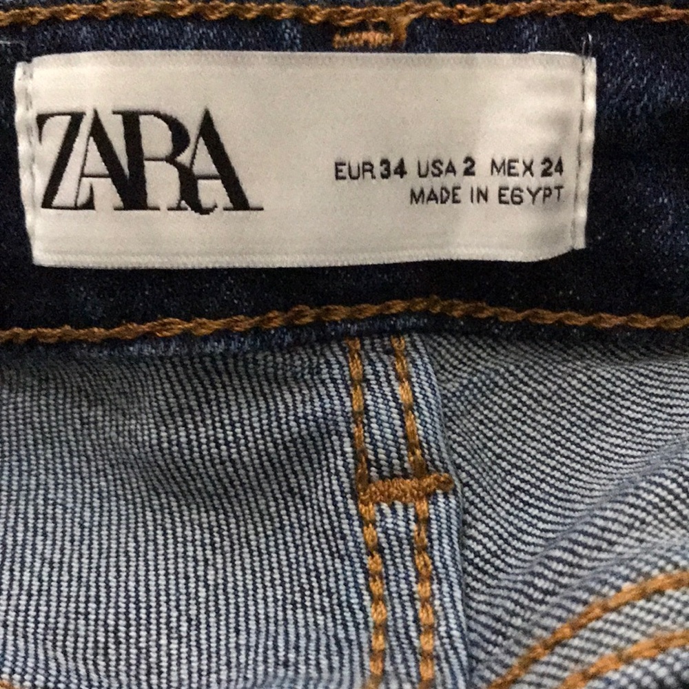 ❌SOLD❌NWT Zara The Skinny Jeans in Phoebe Blue - Picture 10 of 11